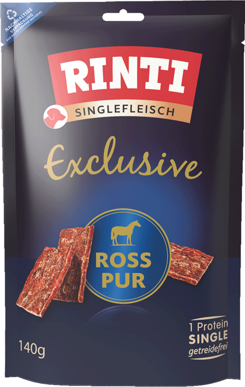 Rinti Singlefleisch Exclusive Ross pur - Beutel