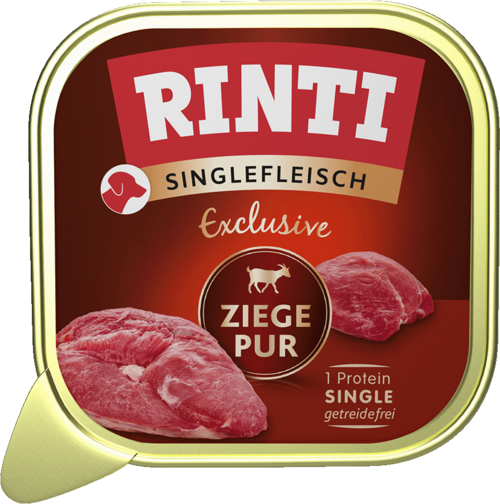 Rinti Singlefleisch Exclusive Ziege pur - Schale