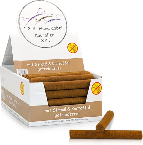 mascota vital Chew Rolls XXL Grain-Free Ostrich+Potato