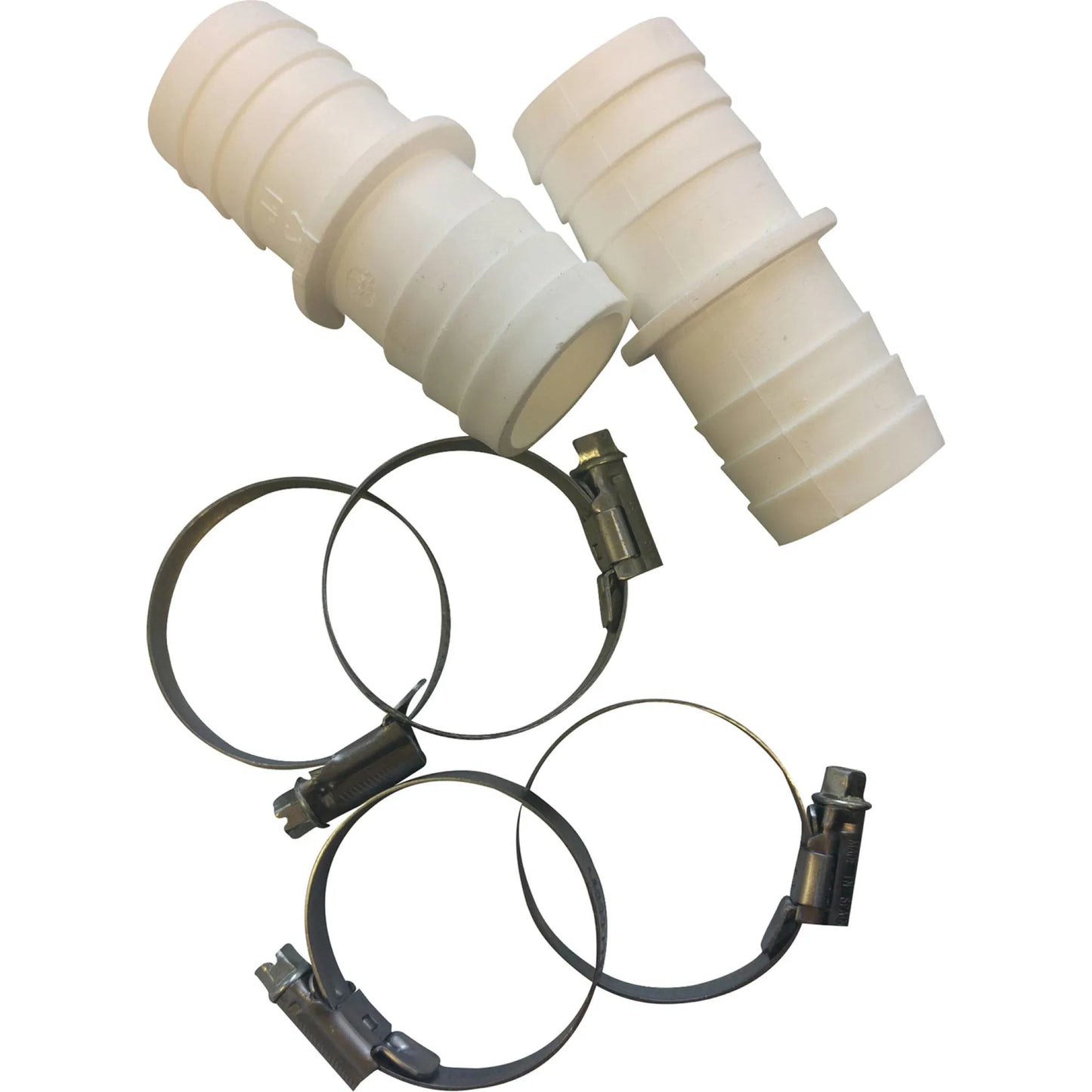 Summer Fun Schlauchverbinder Ø 38mm, 2 er Pack inkl. 4 Schlauchklemmen