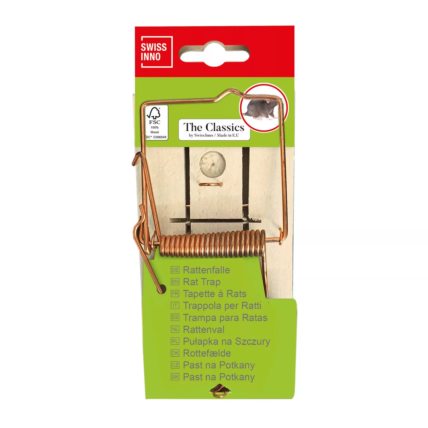 Swissino Rattenfalle Holz Classic