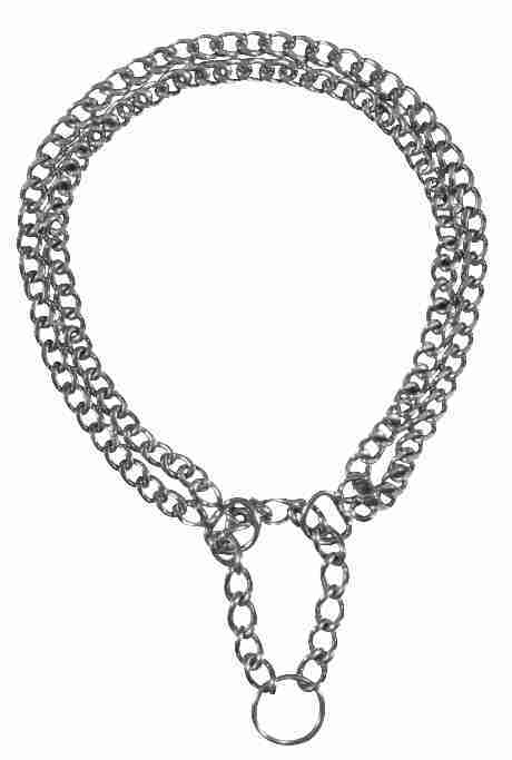 Trixie Zug-Stopp-Kettenhalsband - 2-reihig