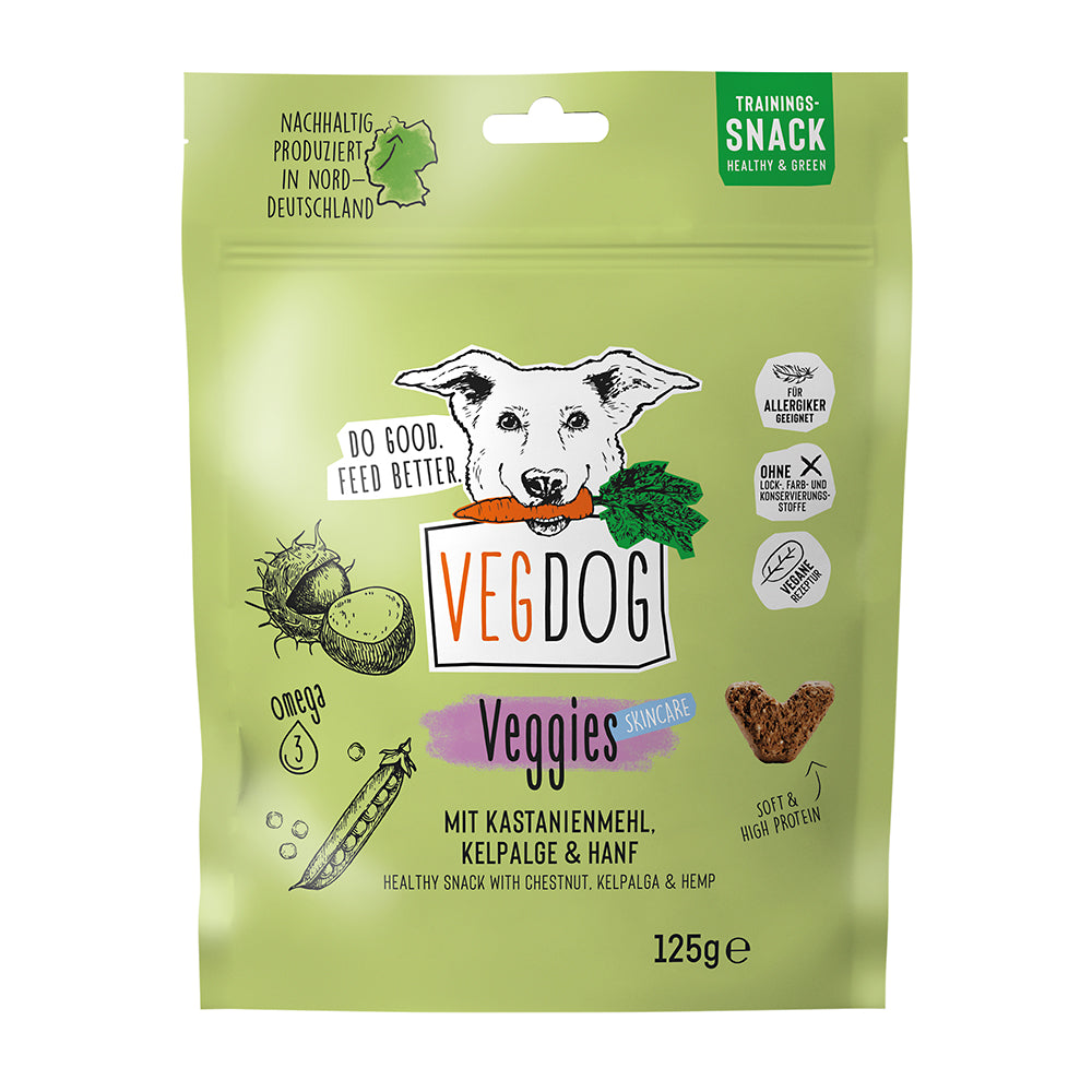 VegDog Veggies Skincare Chestnut Flour, Kelp & Hemp