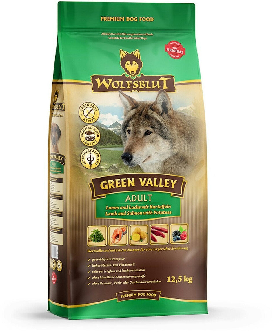 Wolfsblut Green Valley Adult - Lamb & Salmon with Potato