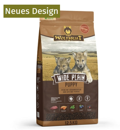 Wolfsblut Wide Plain Puppy - Pferd mit Süßkartoffel