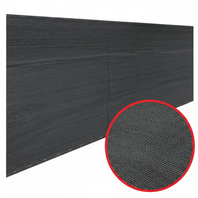Noor Fence Screen 1.8 x 5 m / anthracite incl. 12m fastening cord 180 g/m²