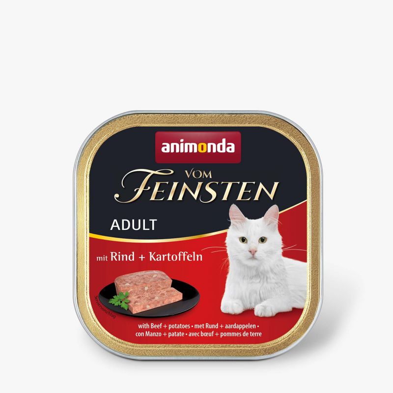 animonda Vom Feinsten Katze Adult mit Rind+Kartoffeln