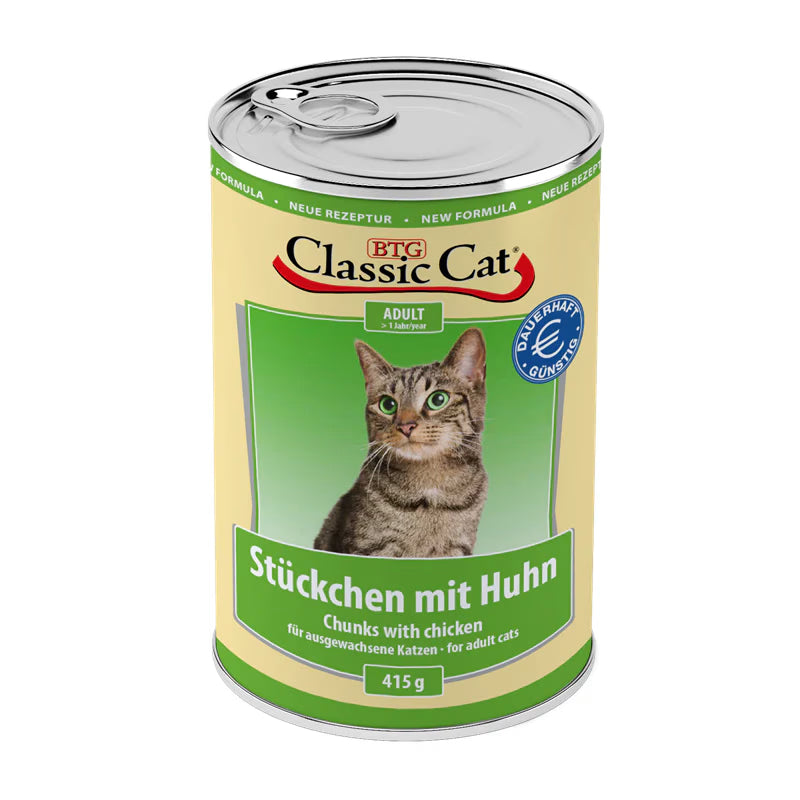 Classic Cat Stückchen mit Huhn