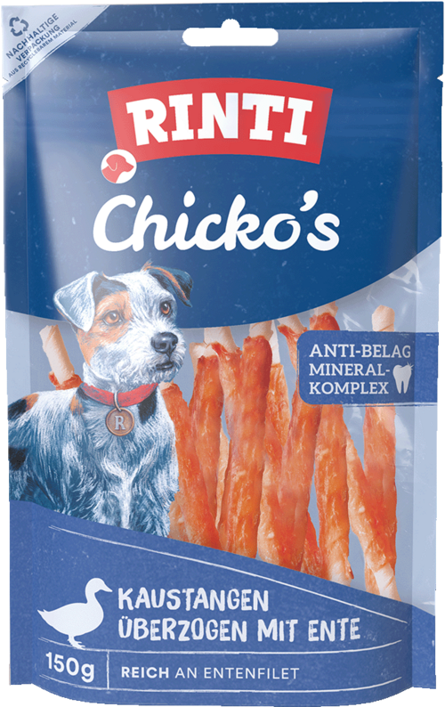 Rinti Chicko's Kaustangen mit Ente