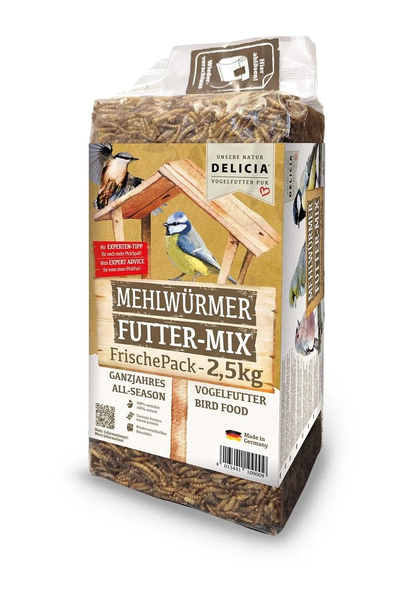 Delicia Mealworm Feed Mix