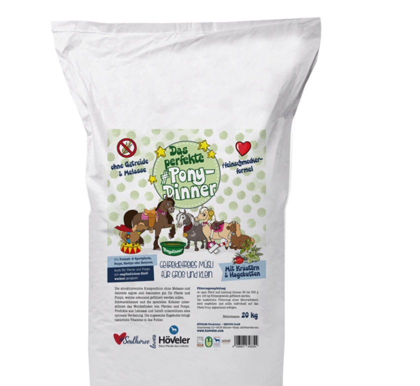 Höveler das perfekte Pony-Dinner Getreidefreies Müsli