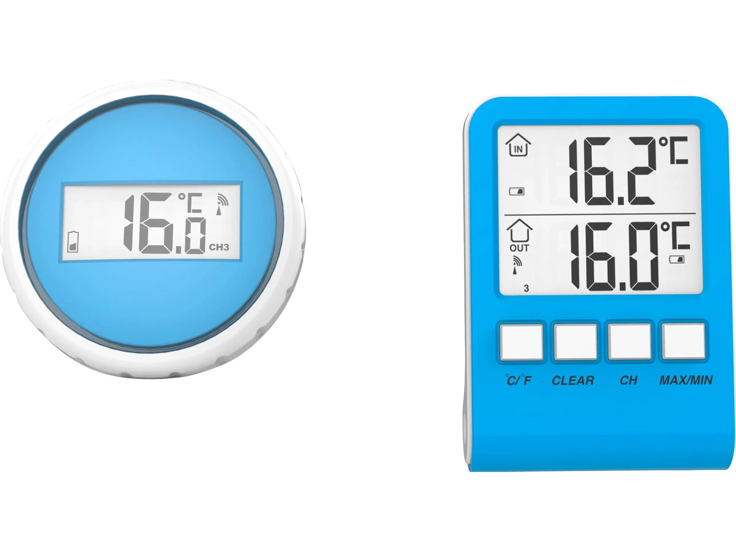 Summer Fun Digitaler Funk Pool Thermometer