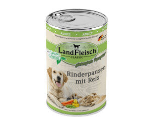 Landfleisch Rinderpansen mit Reis