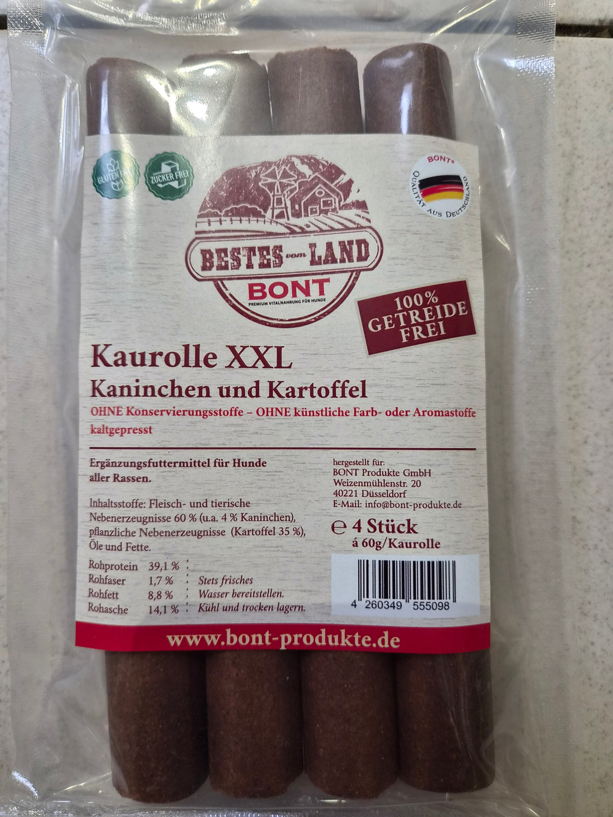Bont Kaurolle XXL Kaninchen und Kartoffel