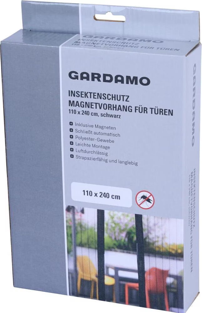 Siena Garden Fliegengitter Magnet Tür 110x240cm zuschneidbar
