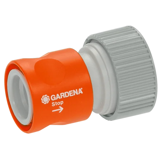 GARDENA Profi-System-Übergangsstück mit Wasserstop 19 mm (3/4 Zoll)