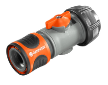 GARDENA SB-Regulating Stop Valve, 19 mm (3/4") and 16 mm (5/8") Hoses