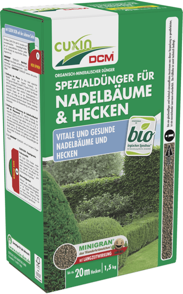 Cuxin Spezialdünger für Nadelbäume & Hecken