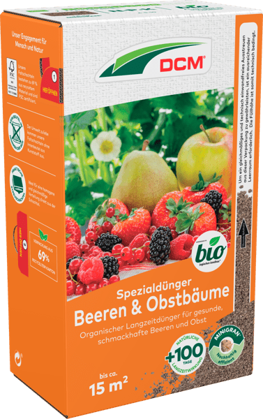 Cuxin DCM Spezialdünger für Beeren & Obstbäume - Bio