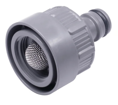 Tap connector with water stop water socket