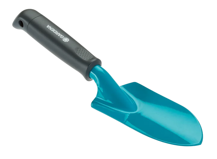 GARDENA Classic Blumenkelle, Schaufel für verschiedene Gartenarbeiten, aus Stahl, 8 cm