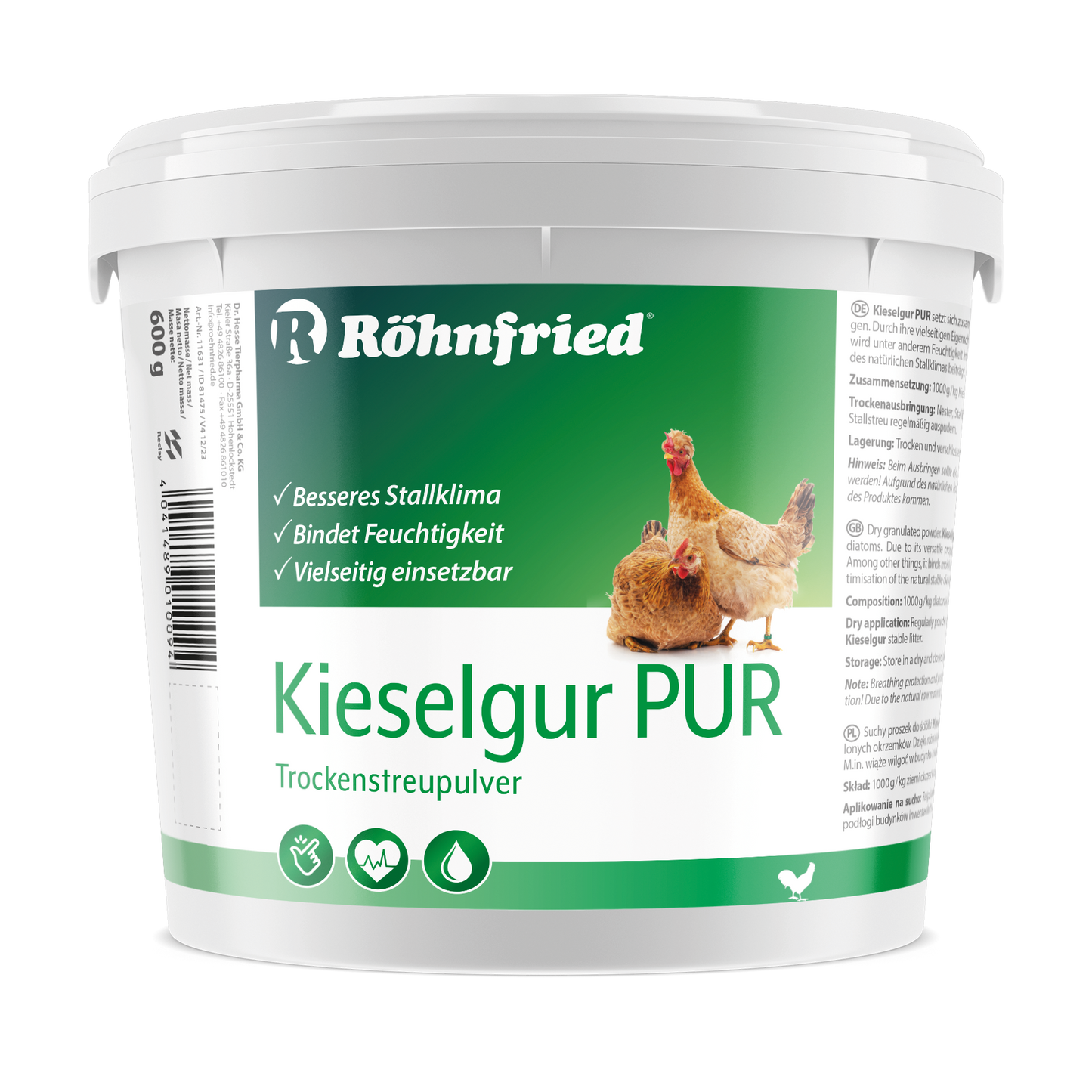 Röhnfried Kieselgur Pur 3 kg