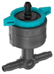 GARDENA Micro-Drip-System Adjustable In-Line Drip Head 1-8 l/h, pressure-equalizing - Contents: 5 In-Line Drip Heads, 1 End Cap