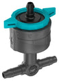 GARDENA Micro-Drip-System Adjustable In-Line Drip Head 1-8 l/h, pressure-equalizing - Contents: 5 In-Line Drip Heads, 1 End Cap