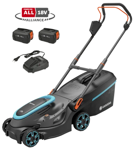 GARDENA Akku-Rasenmäher PowerMax 37/36V P4A Ready-To-Use Set