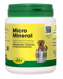 CdVet Micro-Mineral, Natural Mineral Supplement for Dogs & Cats on Prepared Diets