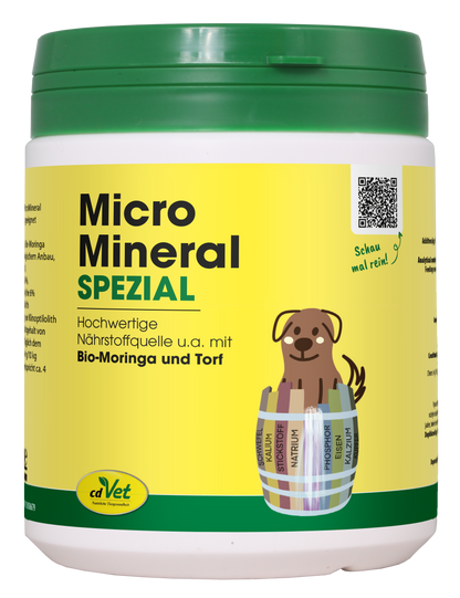 CdVet Micro-Mineral Spezial, Ergänzungsfutter für Hunde & Katzen
