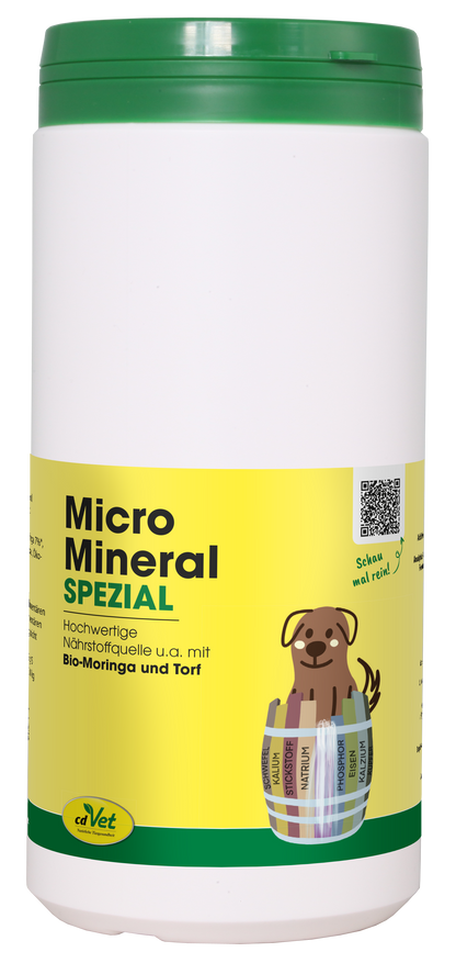 CdVet Micro-Mineral Spezial, Ergänzungsfutter für Hunde & Katzen