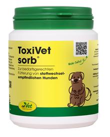 cdVet ToxiVet sorb Complementary Feed Powder for Dogs and Cats