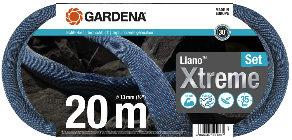 GARDENA Textilschlauch Liano™ Xtreme