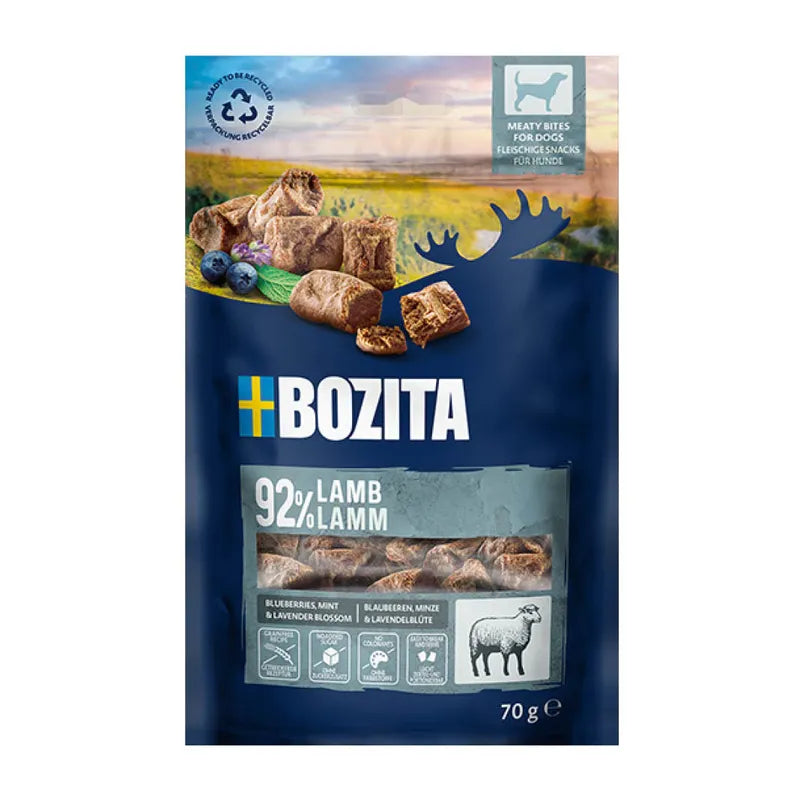 Bozita Meaty Bites Lamm 70g  MHD 01.27