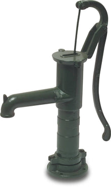 Bevo Hand Pump Cast Iron 1 1/4" Internal Thread Green Type Standard Round Flange P1