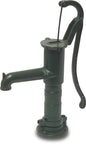 Bevo Handschwengelpumpe Gusseisen 1 1/4" Innengewinde Grün Typ Standard Rundflansch P1