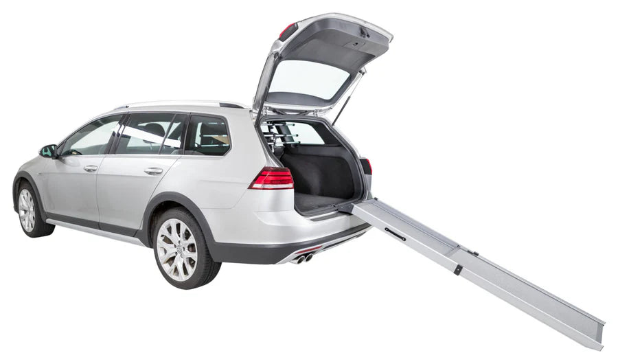Trixie Car 2-Way Telescopic Ramp, Aluminum/Sandpaper