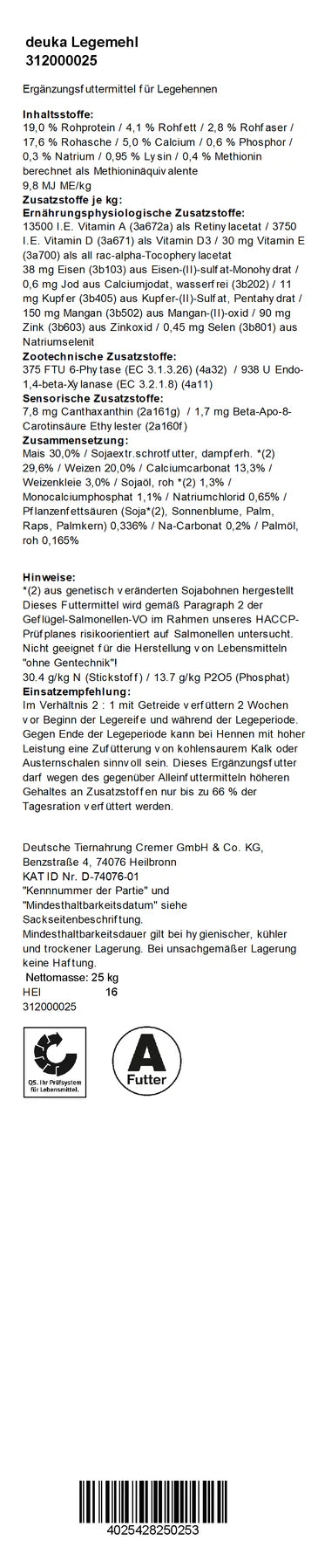 deuka Legemehl