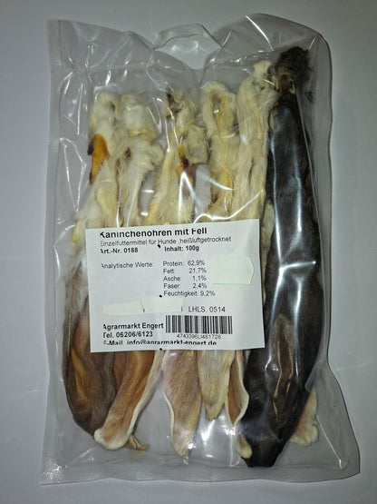 Agrarmarkt Engert Rabbit Ears with Fur