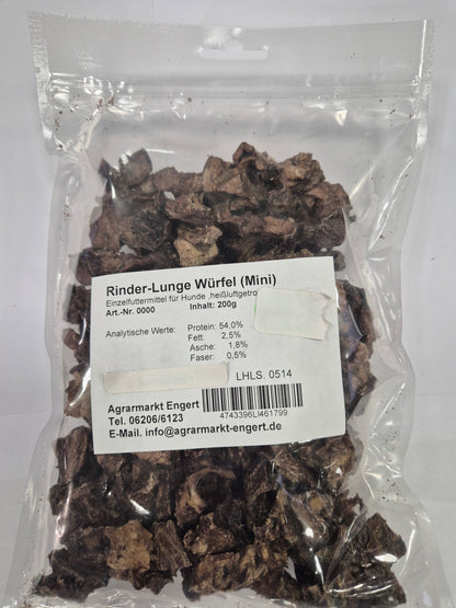 Beef lung cubes
