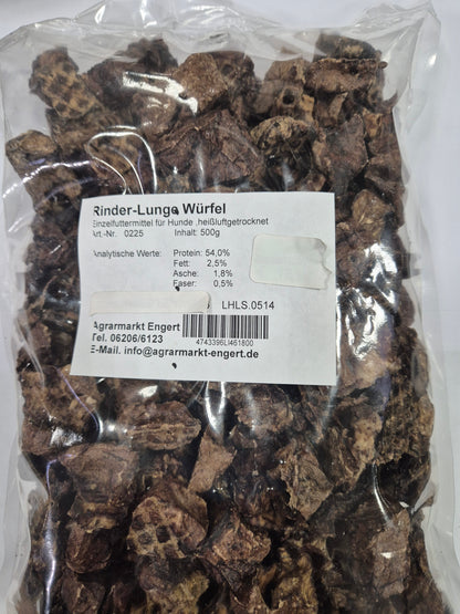 Beef lung cubes