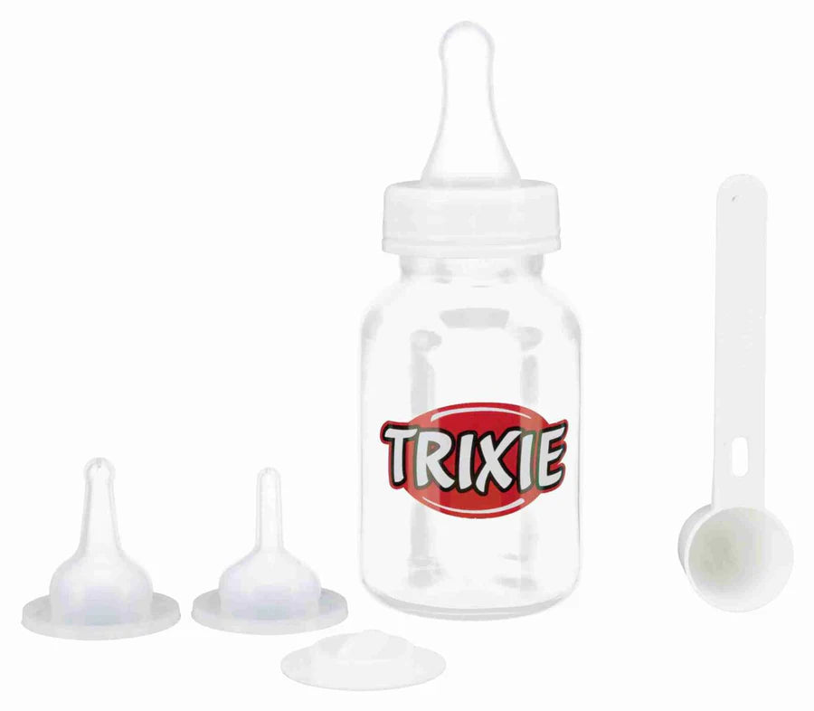 Trixie Feeding Bottle Set, 120 ml, transparent/white