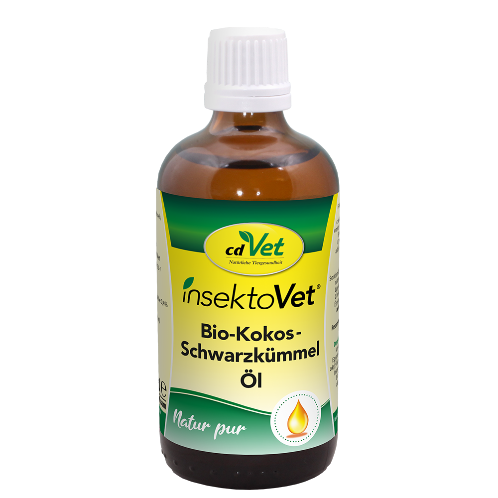 cdVet insektoVet Bio-Kokos-Schwarzkümmel-Öl 100 ml