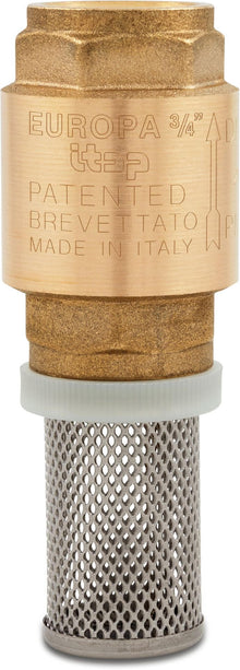 Bevo Itap Foot Valve Spring-Loaded Brass
