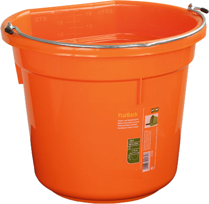 Kerbl Feed and Water Bucket FlatBack 20 l