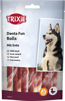 Trixie Denta Fun Rolls mit Ente