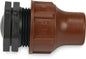 Bevo Endstopfen PP 16 mm lock Braun Typ BF-plug lock
