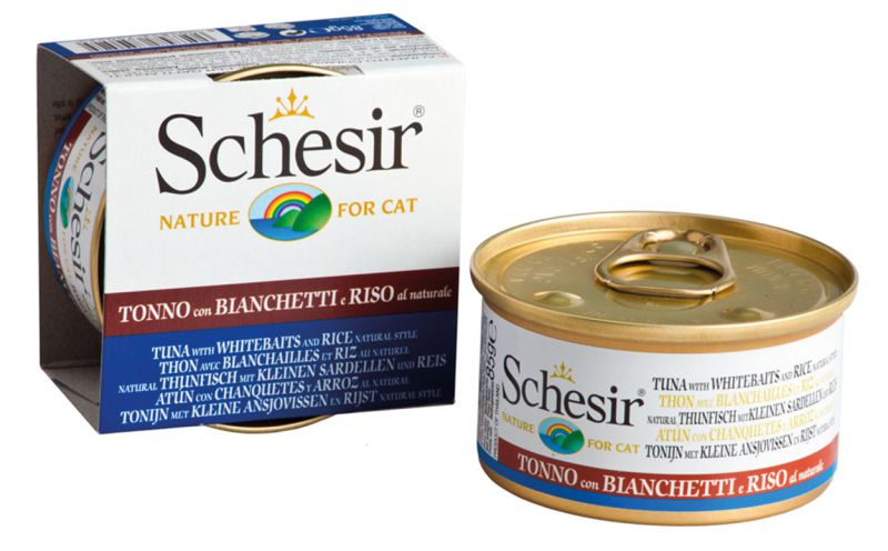 Schesir Natural Tuna, Small Sardines & Rice