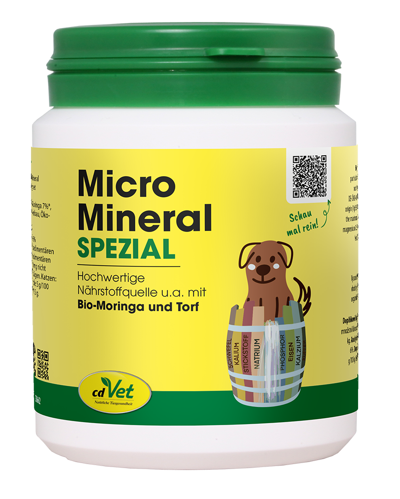 CdVet Micro-Mineral Spezial, Ergänzungsfutter für Hunde & Katzen